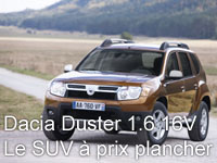 Essai Dacia Duster 1.6 16V 4x2