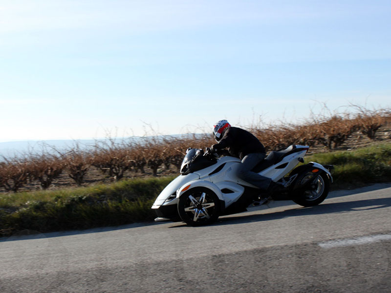 essai Can-Am Spyder RSS SM5 modèle 2010
