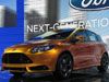 Ford Focus ST au côté de la Fiesta WRC au Mondial