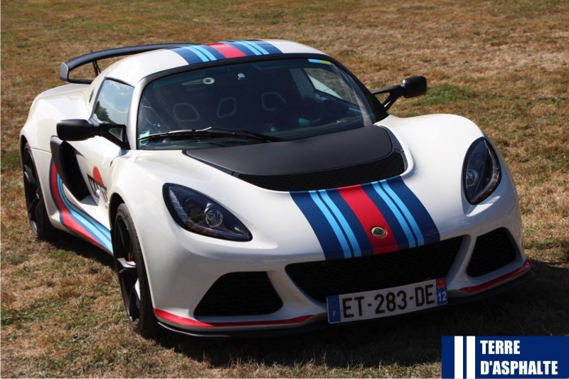 lotus exige dans le pelouse du chateau